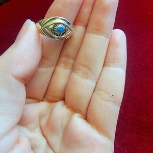 Evil eye Sterling Silver ring